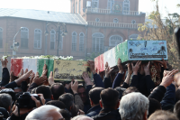 وداع مردم ولایت‌مدار ارومیه با کبوتران بی‌نام جبهه‌ها + تصاویر