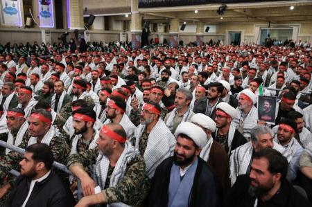 مراسم روز بسیج در حسینیه امام خمینی (ره) برگزار شد