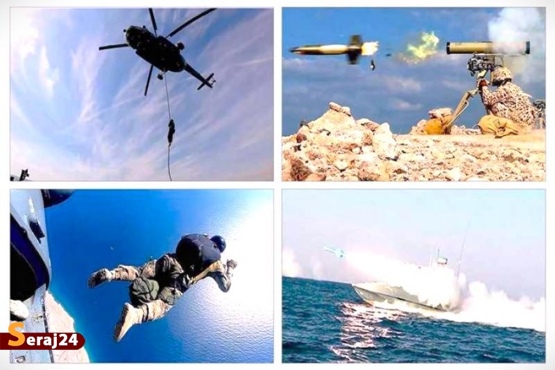 اقتدار دریایی | برگزاری رزمایش نیروی دریایی سپاه در خلیج فارس