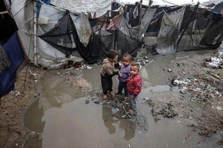 روایت دردناک از آوارگان غزه؛ کابوس مرگ بر اثر سرما دوباره برگشت