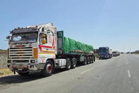 آغاز حرکت کاروان امدادرسانی از مصر به غزه