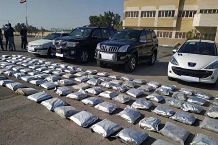 ضربه مهلک پلیس به ۵ باند مسلح قاچاق مواد مخدر