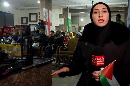 درخشش تیم فوتبال فلسطین در دوحه