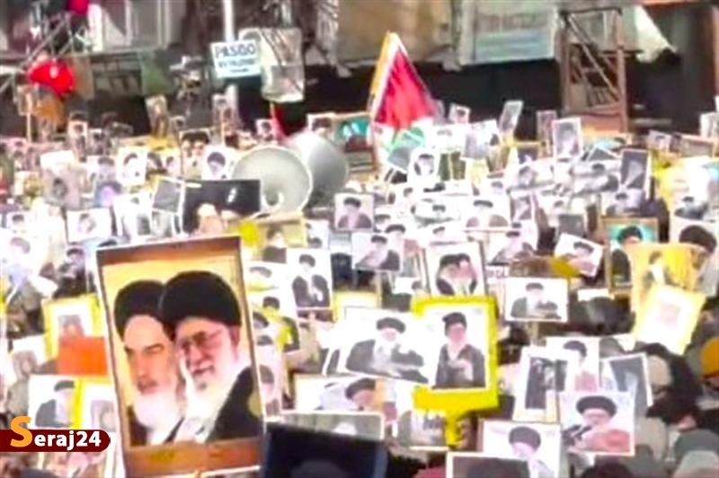 تظاهرات مردم هند در حمایت از امام خامنه‌ای