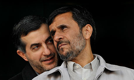 برگزاری جلسه انتخاباتی مسئولین ستاد مشایی/ دیدار با احمدی نژاد