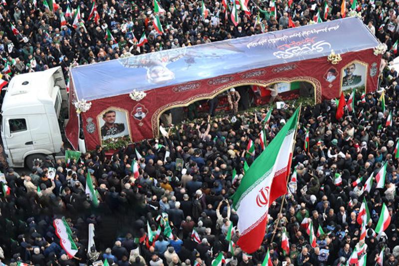 بدرقه باشکوه شهید تنگسیری در تهران