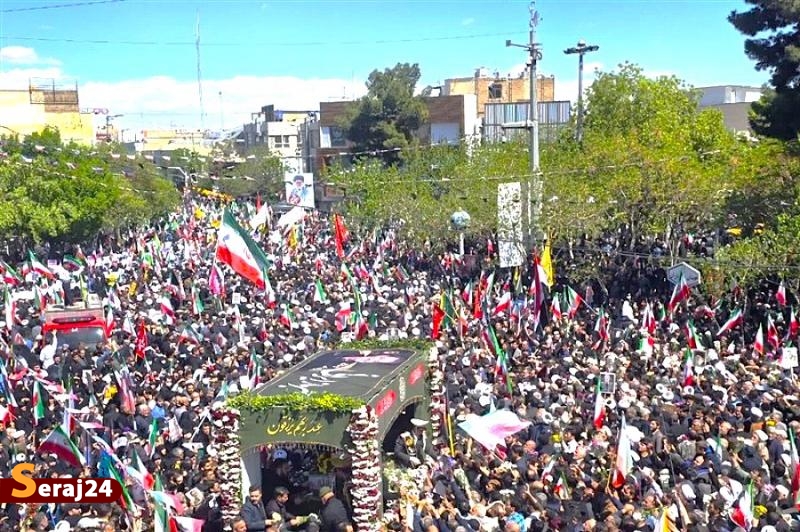 وداع بی نظیر | قیام قمی ها به احترام فرمانده دلاور