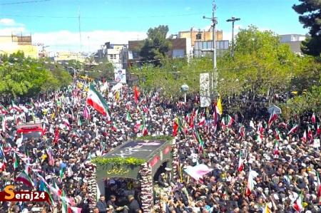 وداع بی نظیر | قیام قمی ها به احترام فرمانده دلاور