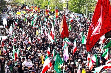 برگزاری باشکوه مراسم اربعین امام شهید + فیلم