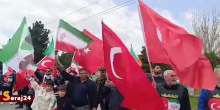 فریاد «الله‌اکبر» خبرنگاران ترکیه‌ای در تبریز