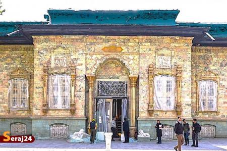 خسارات برجا مانده از جنگ در کاخ سعدآباد + تصاویر