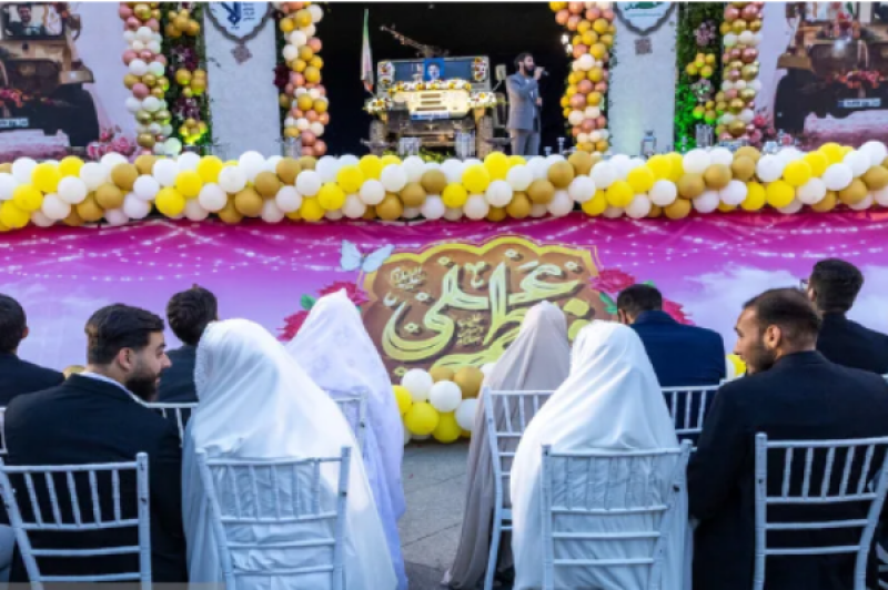 جشن پیوند زوج های جانفدا در تهران + فیلم 