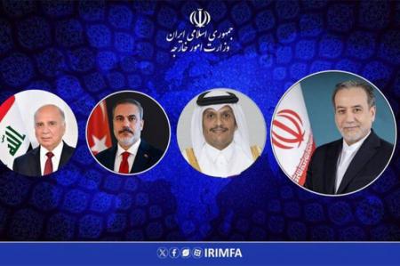 گفتگوی تلفنی عراقچی با همتایان ترکیه‌ای، قطری و عراقی
