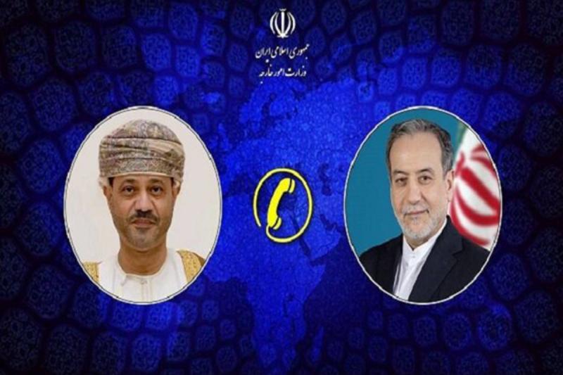 تماس تلفنی وزرای امور خارجه ایران و عمان درباره خاتمه جنگ