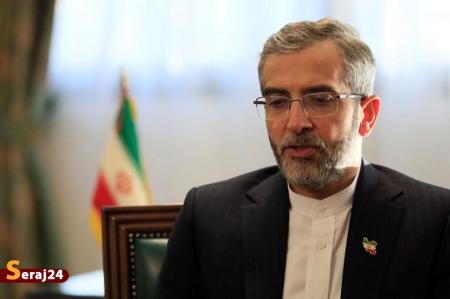باقری: تا توافق کامل حاصل نشود، هیچ توافقی نهایی تلقی نمی‌شود