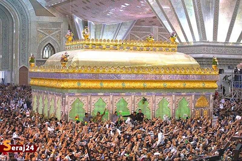 همخوانی مردم با نوای خمینی ای امام + فیلم