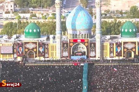 از حرم تا حرم؛سنگ تمام امت در عزای رهبر شهید + تصاویر
