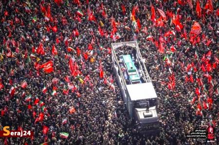 باشکوه‌ترین بدرقه قرن/یک ملت برای بدرقه امام شهید آمدند