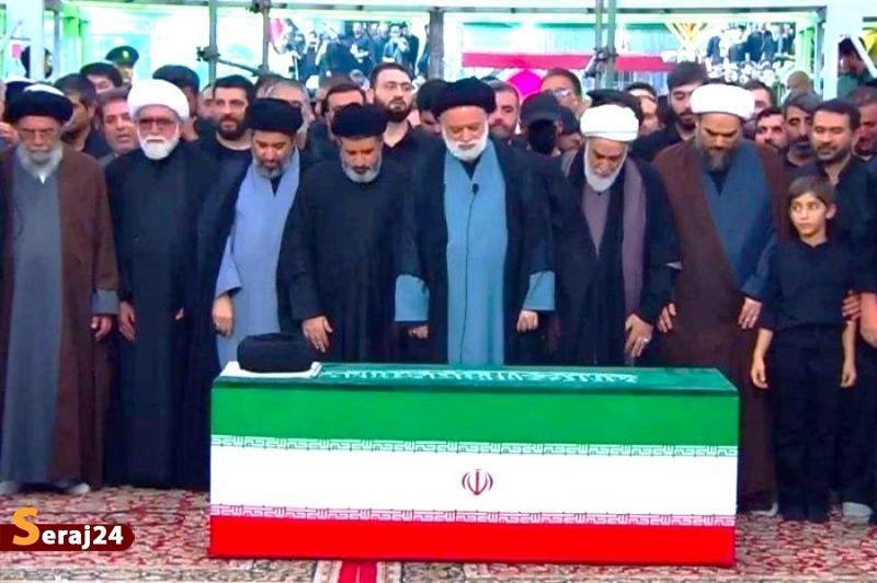 نماز وداع رهبر شهید در جوار امام رئوف(ع) + فیلم 