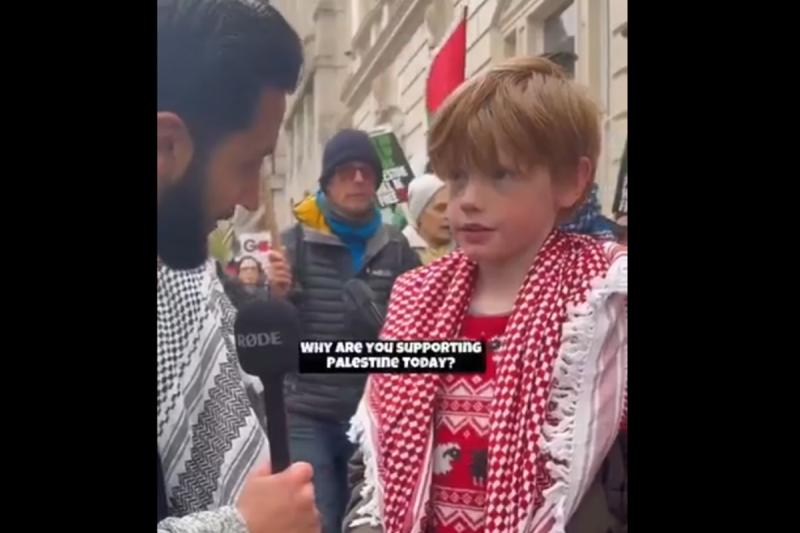 کودک 8 ساله: رفتار با فلسطینی‌ها ناعادلانه است + فیلم 