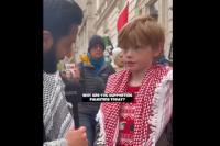 کودک 8 ساله: رفتار با فلسطینی‌ها ناعادلانه است + فیلم 