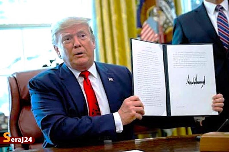 پنهان شدن ترامپ پشت دیوار تحریم