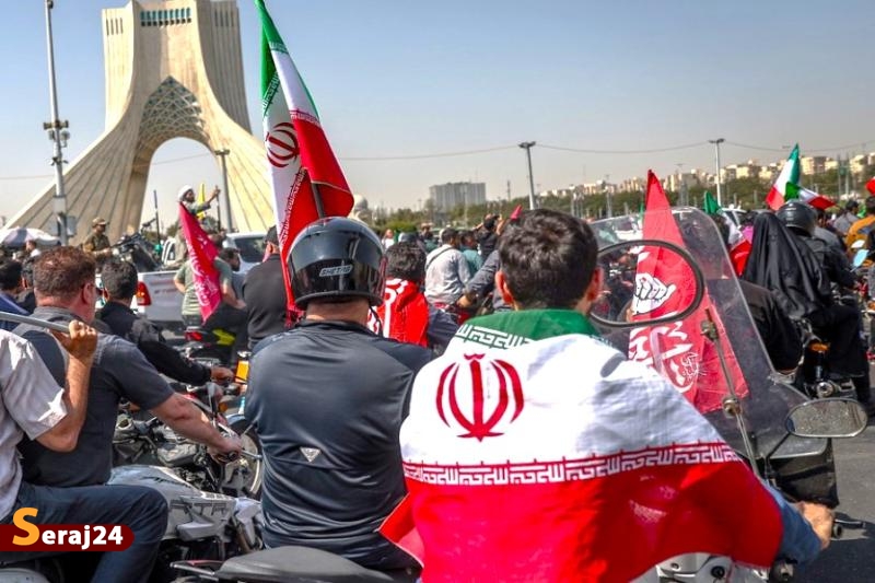 رزمایش موتور سواران جان‌فدای ایران + تصاویر 