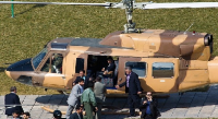 بالگرد حامل رئیس‌جمهور دچار سانحه شد