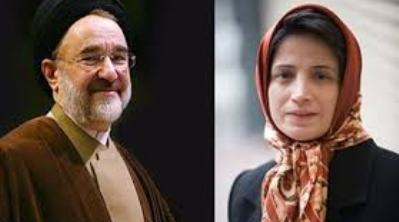 خاتمی باچه کسی دیدار کرد؟/گوشه‌ای ازسوابق نسرین ستوده دلسوز نظام!
