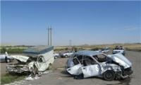 تصادف دو خودرو در محور هراز