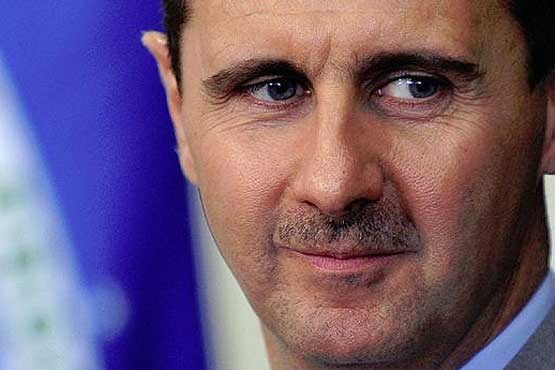 بشار اسد در نماز عید سعید فطر شرکت کرد