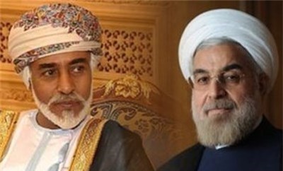 استقبال حسن روحانی از پادشاه عمان در کاخ سعدآباد