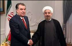 Iran, Tajikistan presidents call for expansion of ties 