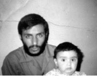 عکس‌های یادگاری حاج همت در کنار فرزندانش