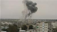 جنگنده‌های رژیم صهیونیستی شمال نوار غزه را بمباران کردند