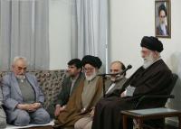 تصاویری از دیدارهای گذشته مرحوم عسگراولادی با رهبر معظم انقلاب