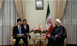 رئیس مجلس نمایندگان اندونزی با روحانی دیدار کرد