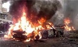 تروریست‌ها دو خودروی بمبگذاری شده را در حسکه منفجر کردند