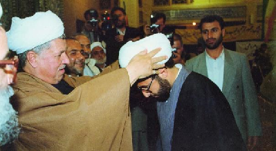 عمامه گذاری آیت اللّه هاشمی+عکس