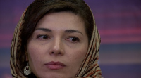 سارا آستروک بازیگر فرانسوی- ایتالیایی در یک نمایش ایرانی