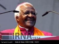S. African anti-apartheid Archbishop in Tehran 