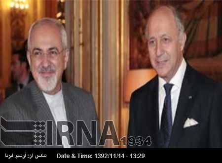 Iran FM meets French counterpart in Munich 