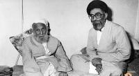 تصویری کمتر دیده شده از رهبر انقلاب در کنار پدرش