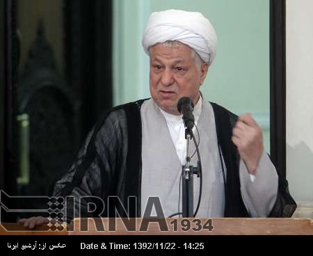 Rafsanjani: Public turnout a strong support for nuclear negotiation team 