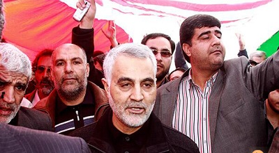 "حاج قاسم" در راهپیمایی 22 بهمن+عکس