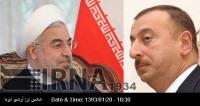 President Rouhani officially welcomes Azeri counterpart 