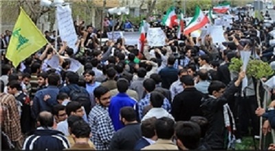 راهپیمایی دانشجویان در حمایت از شهدا و دستاوردهای هسته‌ای امروز بعد از نماز جمعه