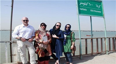  نماینده سازمان ملل به راهیان نور جنوب رفت +عکس