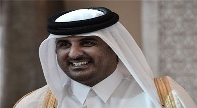 برادر ناتنی امیر قطر جانشین وی شد