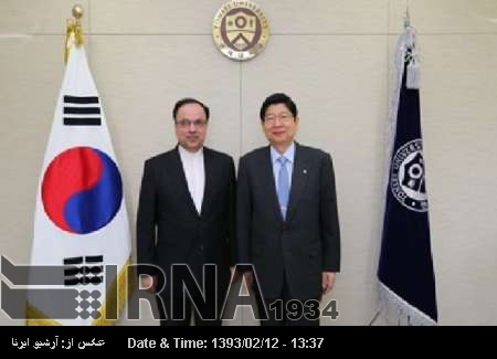 Iranian envoy calls for fostering scientific ties with S. Korea 